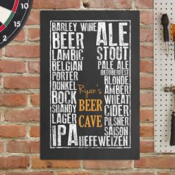 Beer Cave Wall Sign